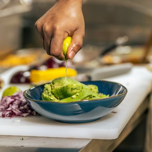 Des produits sains dans des menus mexicains